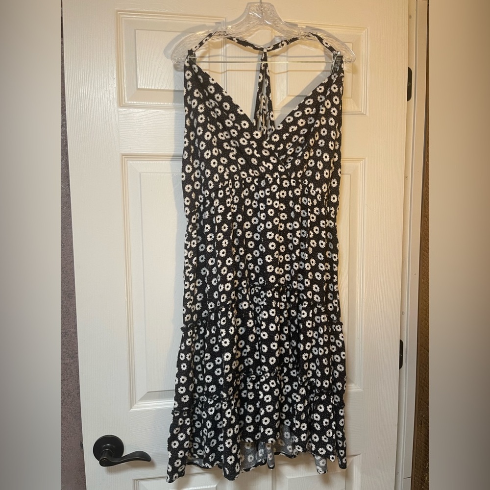 NWT: Maurice’s Floral Tiered Macrame Back Skater Dress Size 0X - Picture 3 of 7